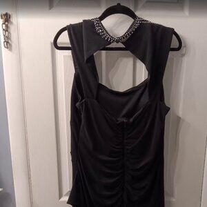 Little black dress with a touch of bling